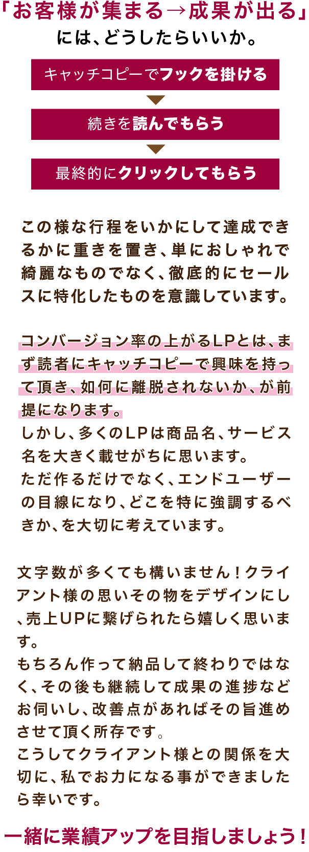 成果の出るLPとは